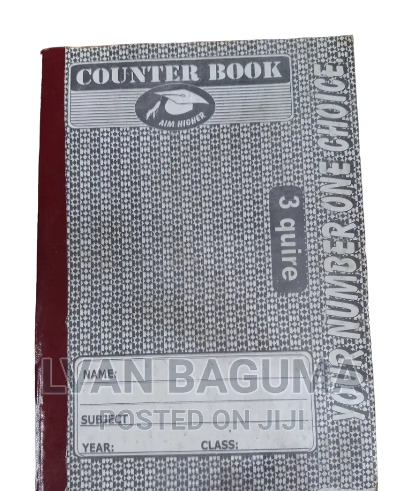 Counter Books - 2, 3, 4 Quires Available