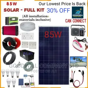 85w Solar System Full Kit / 85watts Solar Kit