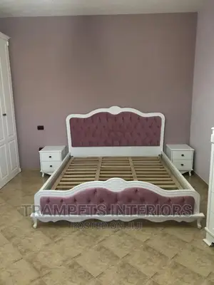 Beds/ Wooden/ Dressed Headboard Beds Call