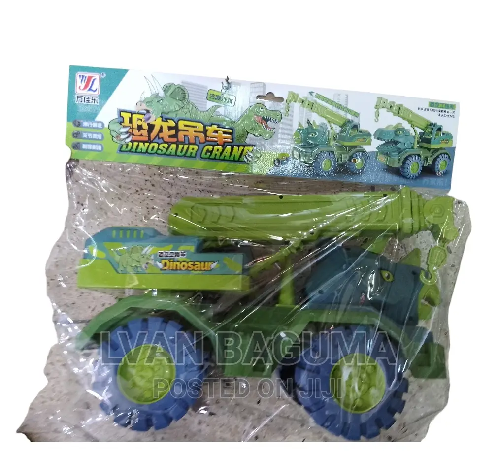 Dinosaur Construction Crane Toy Vehicle for Kids - Strong