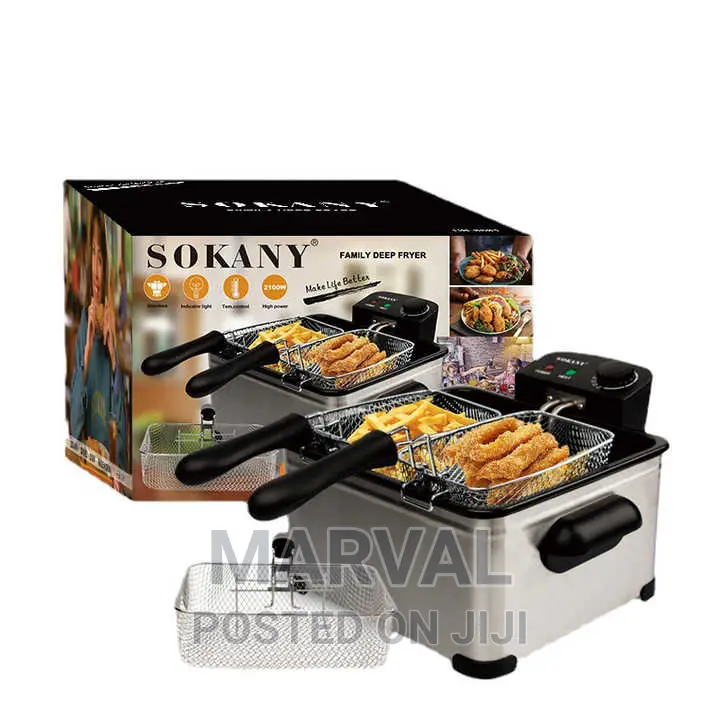 5L 2in 1double Family Deep Fryer