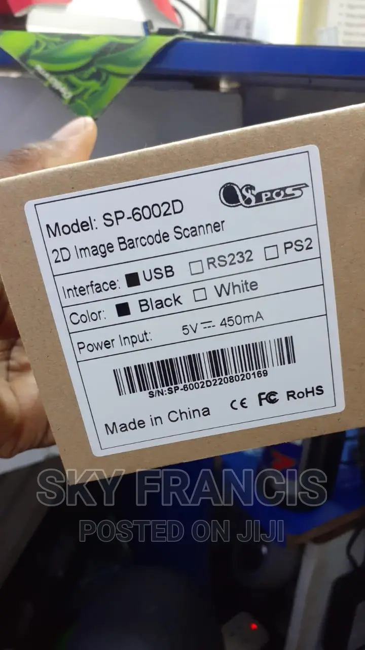 Barcode Scanner Sp-6002d