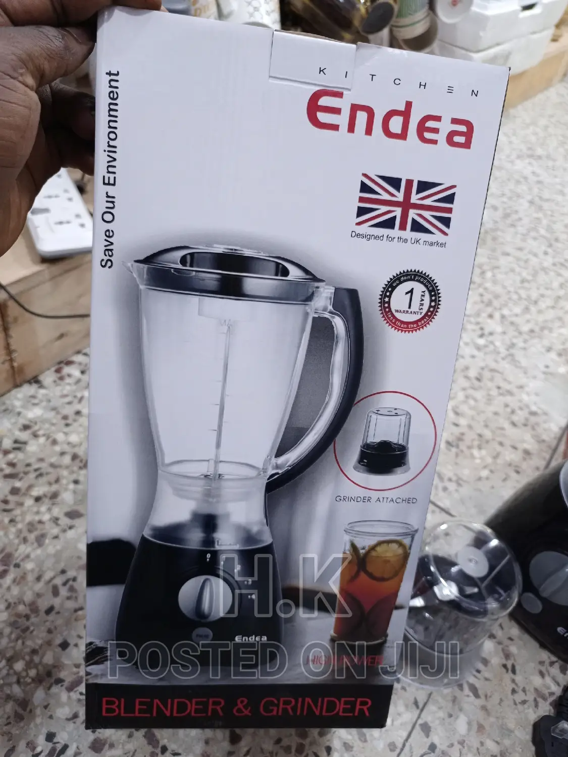 UK Blender (Endea) 3plug