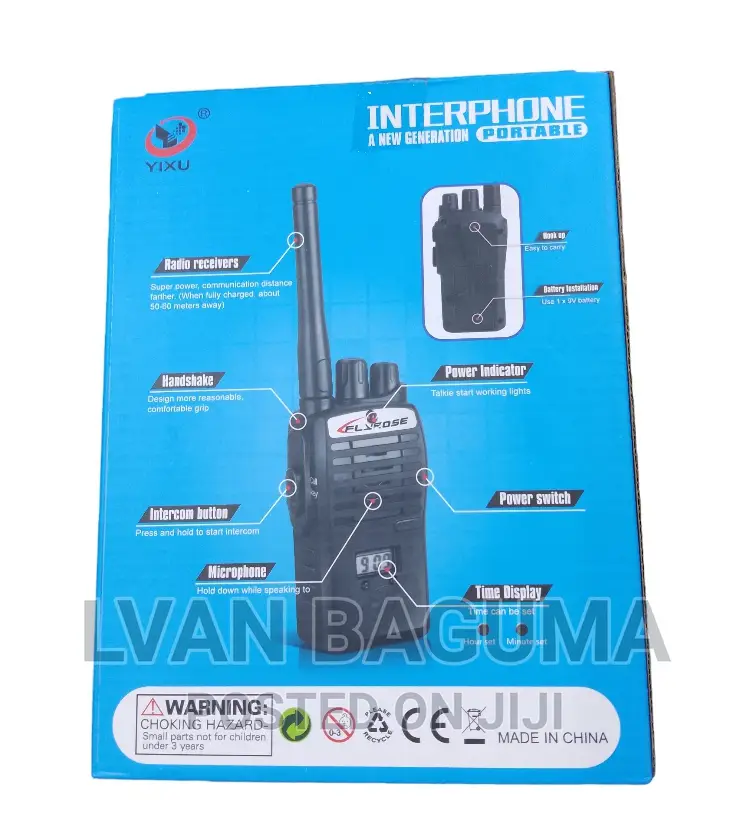 Interphone Flyrose Kids Walkie Talkies 2 PCS