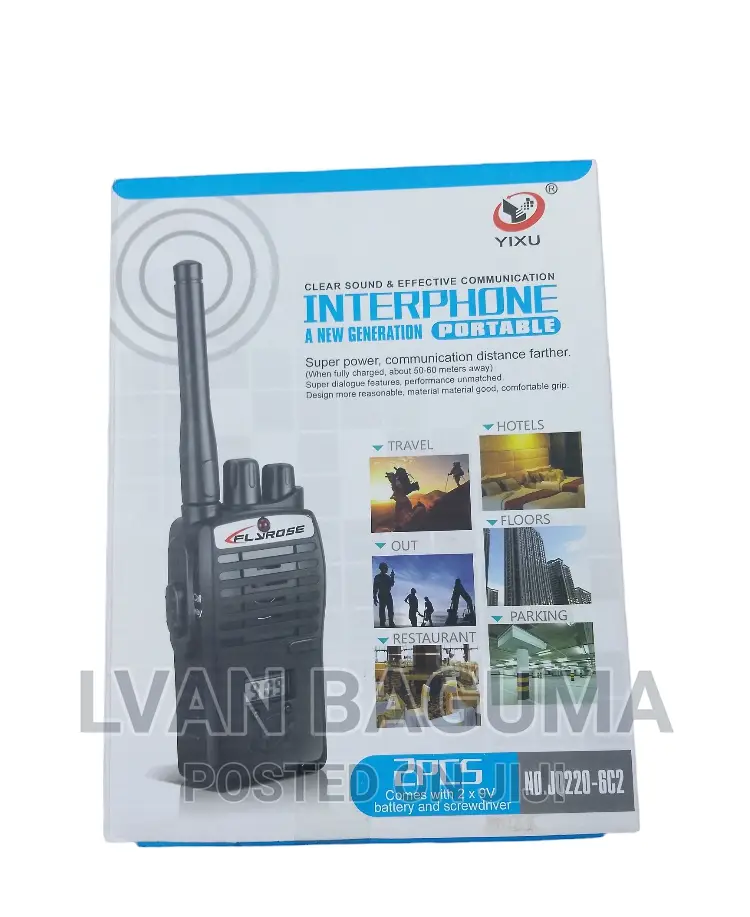 Interphone Flyrose Kids Walkie Talkies 2 PCS