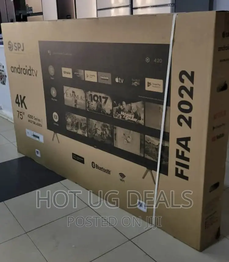 SPJ 75 Inch Class 4200 Series UHD Google Smart TV - Black