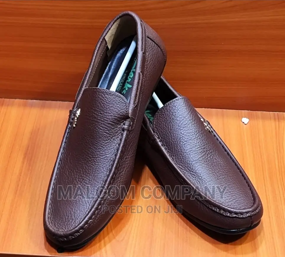Men Brown Flat Sole Shoes 39-47