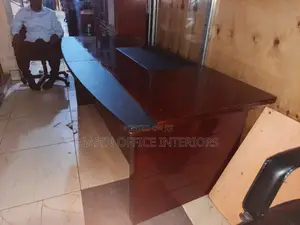 Executive Office Table, With Moving Drawer and L Extension