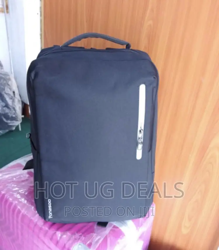 Ponasoo Travel Laptop Backpack Business Work Bags- Black