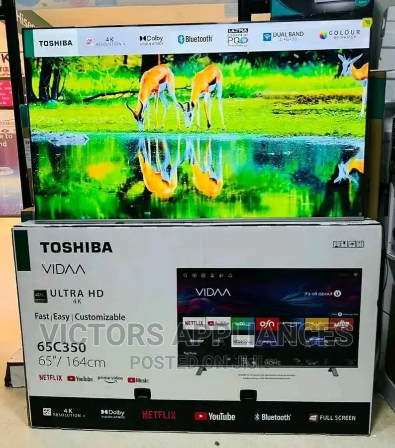 Toshiba 65inch Uhd4k Smart TV Powered by Vidaa