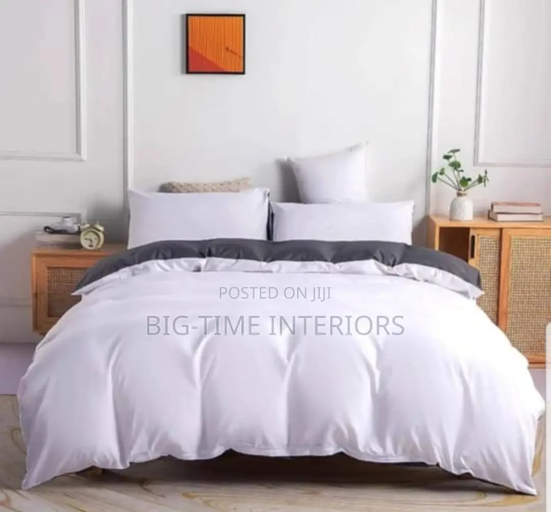6pcs Silk 6*6 Duvet- White