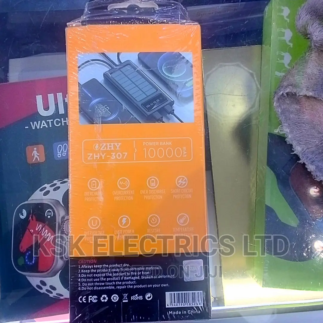 High Quality Power Bank 10000mah Solar Power Bank LED Fill
