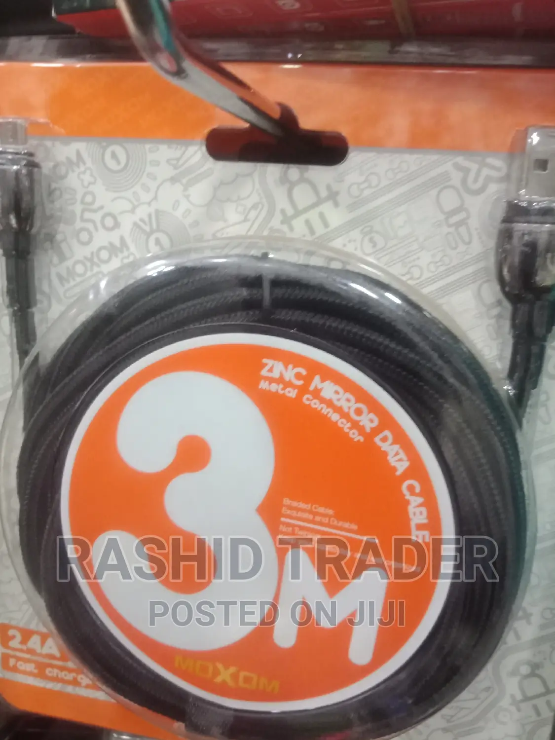 3 Metres Moxom Type C Data Cable