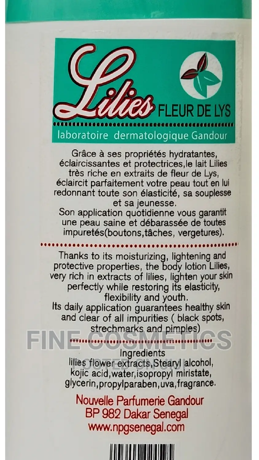 Lilies Naturel Day and Night Lightening Body Lotion Big500ml
