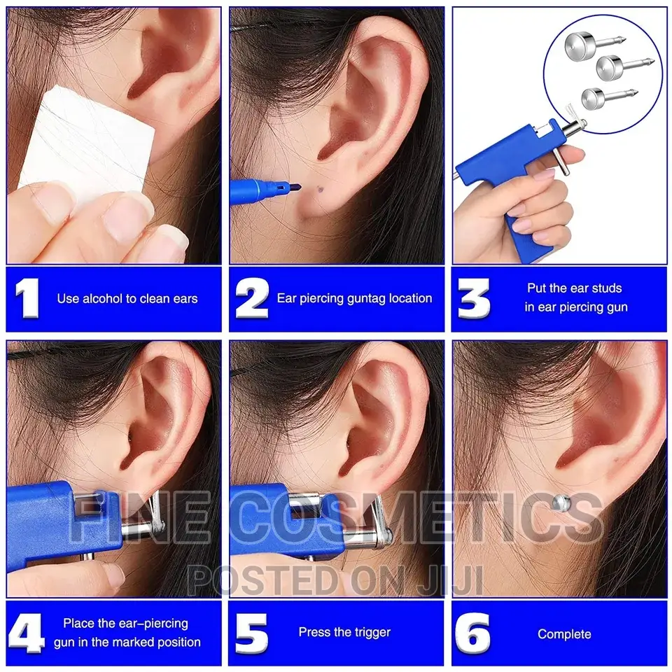 Body Piercing Gun, New Ear Piercing Pistol.