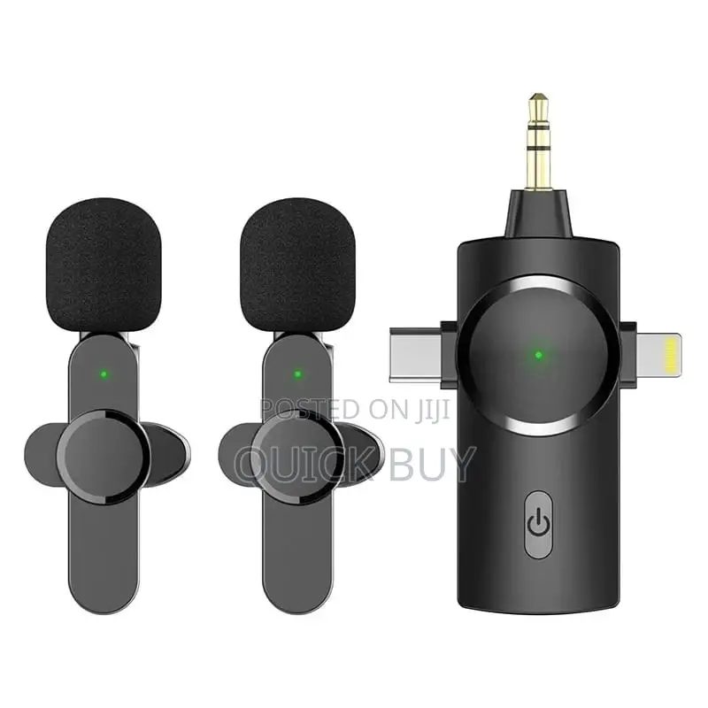 3 in 1 Noise Reduction
Lavalier Mini Wireless Microphone