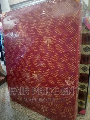 Eurofoam Super Deluxe Mattress.6x6x6inches.( Red)