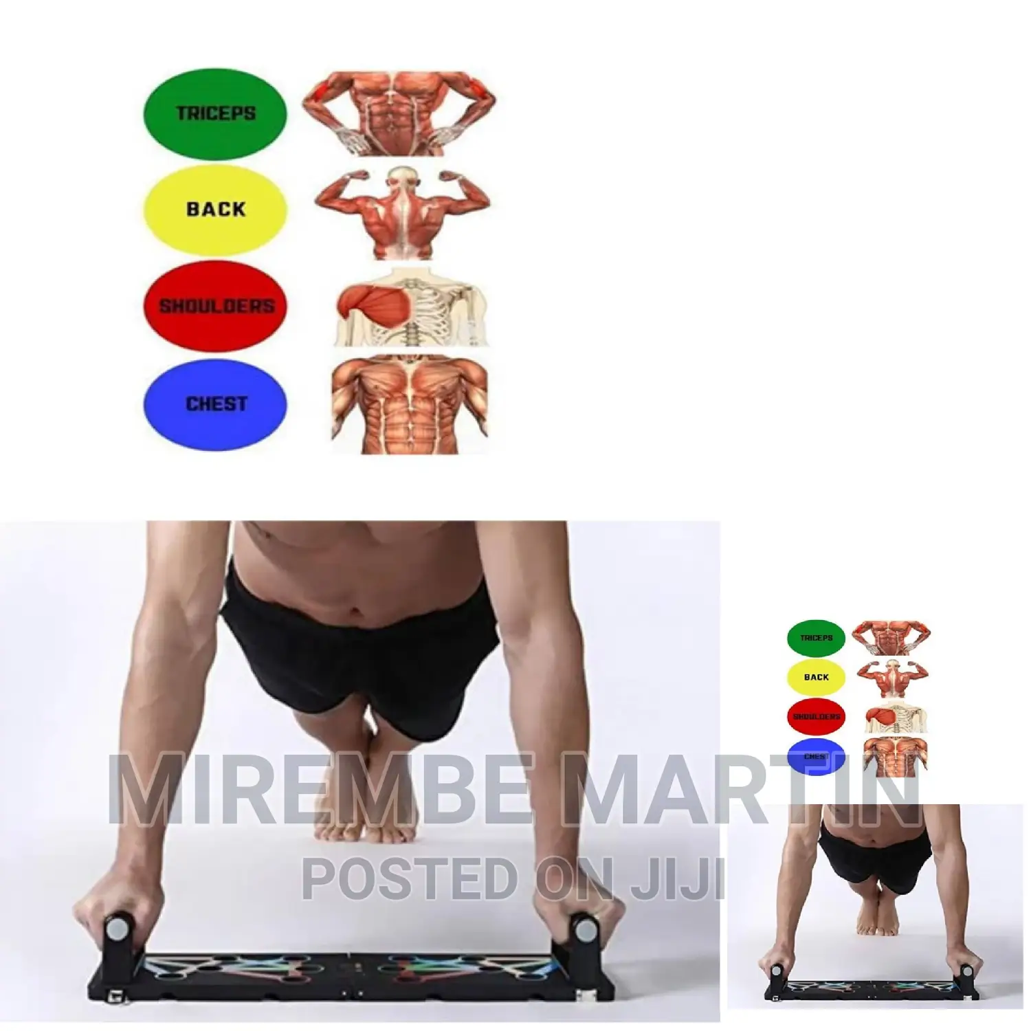 Moveble Push Up Board