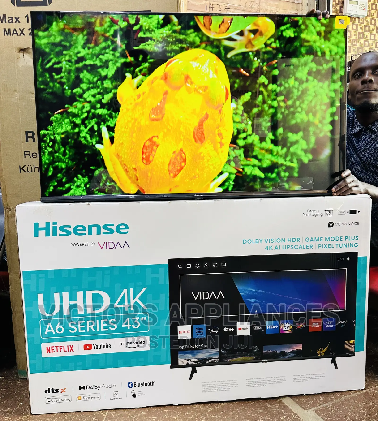 Hisense 43” Uhd Tv