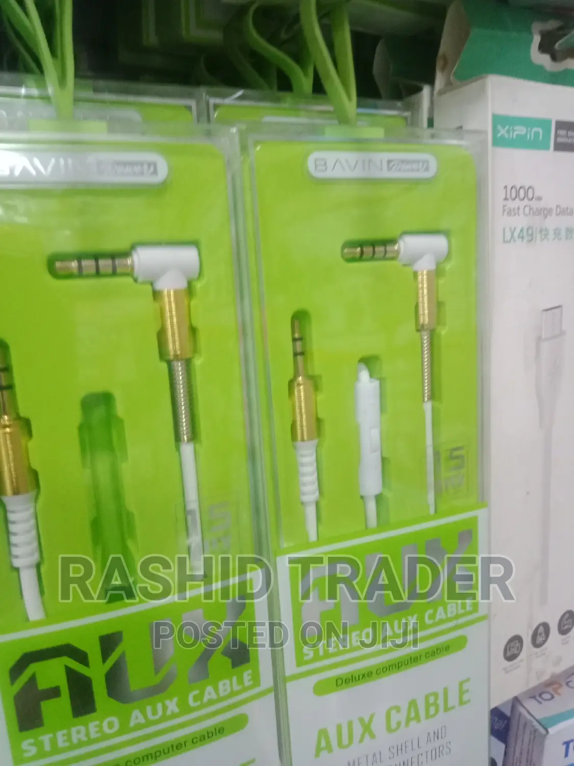 3.5 to 3.5 Pin Aux Cable 1metre,Delux Computer Cable