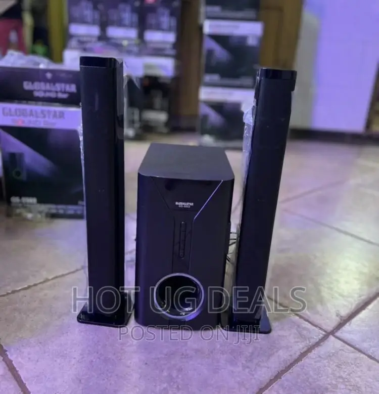 Global Star Deep Bass Wired Subwoofer Soundbar G-5503 —Black