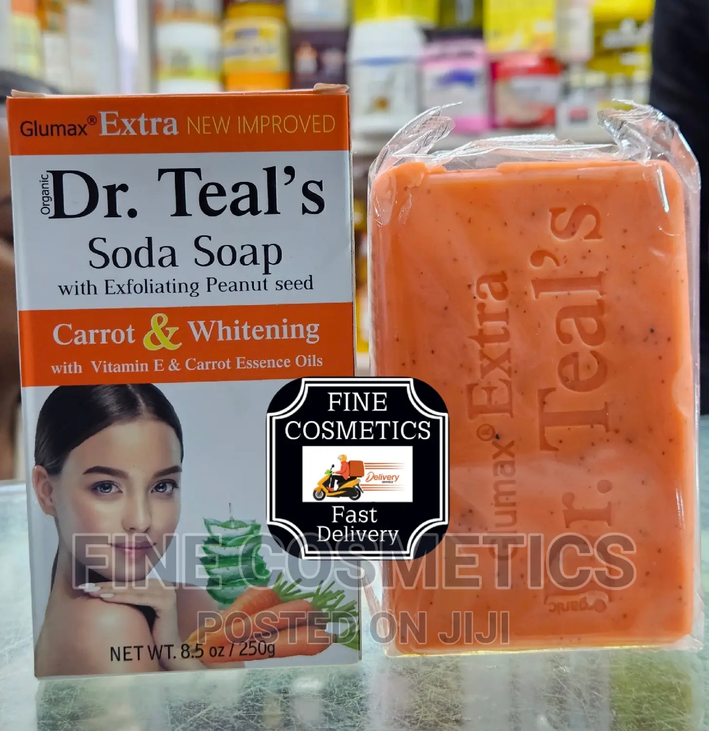 Dr Teals New Improved Glutathione Carrot Whitening Soda Soap