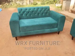 Green Five Seater Sofa