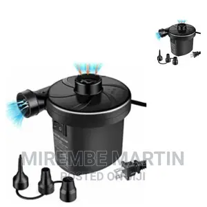 Black Portable Air Pump