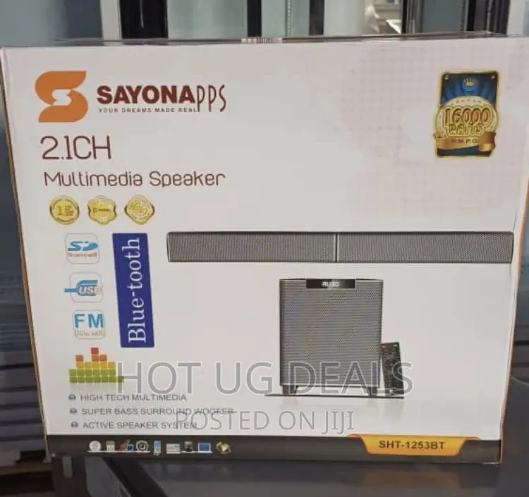 Sayonapps Home Theatre System Soundbar With Super Bass-black