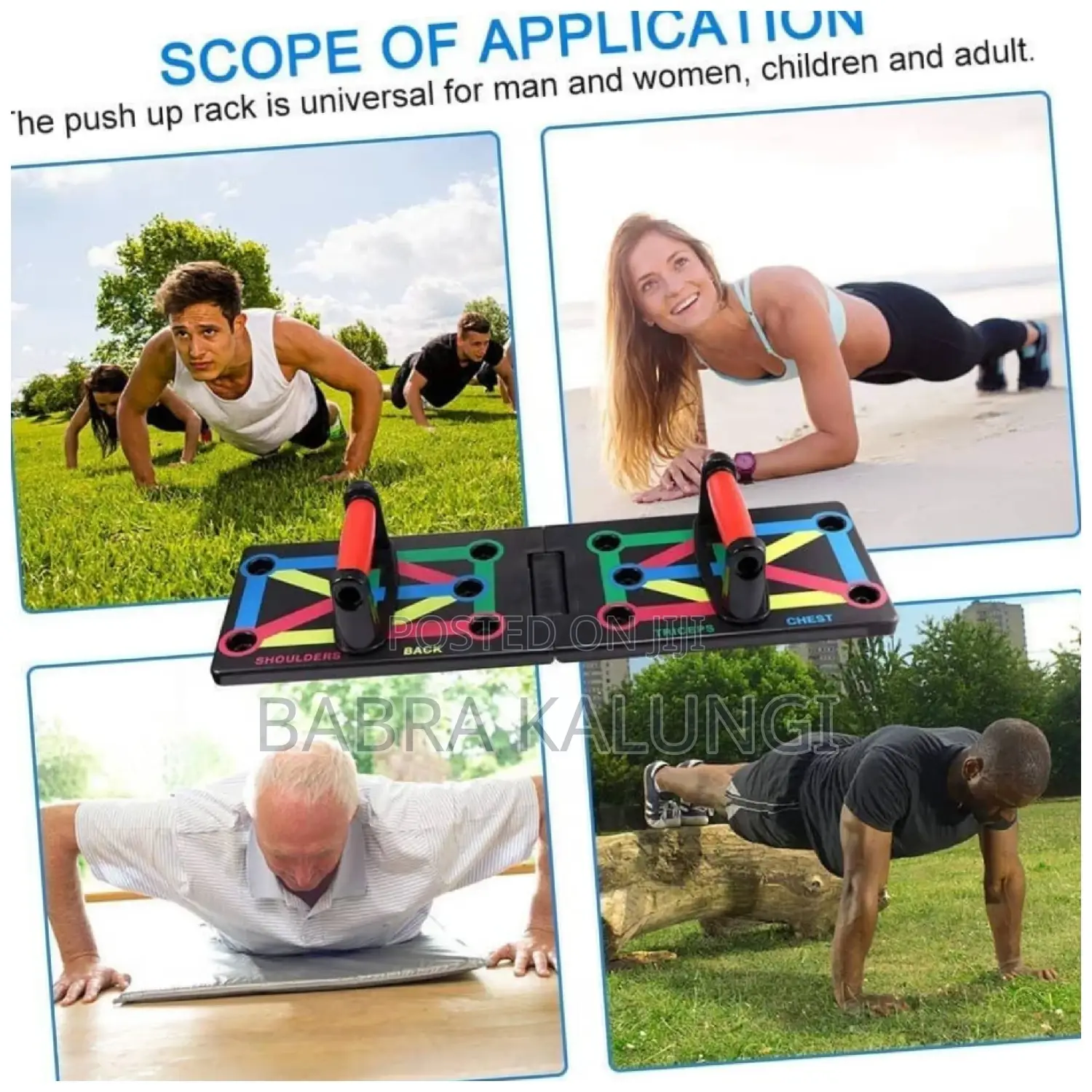 Multi _ Functional Foldable Push Up Board