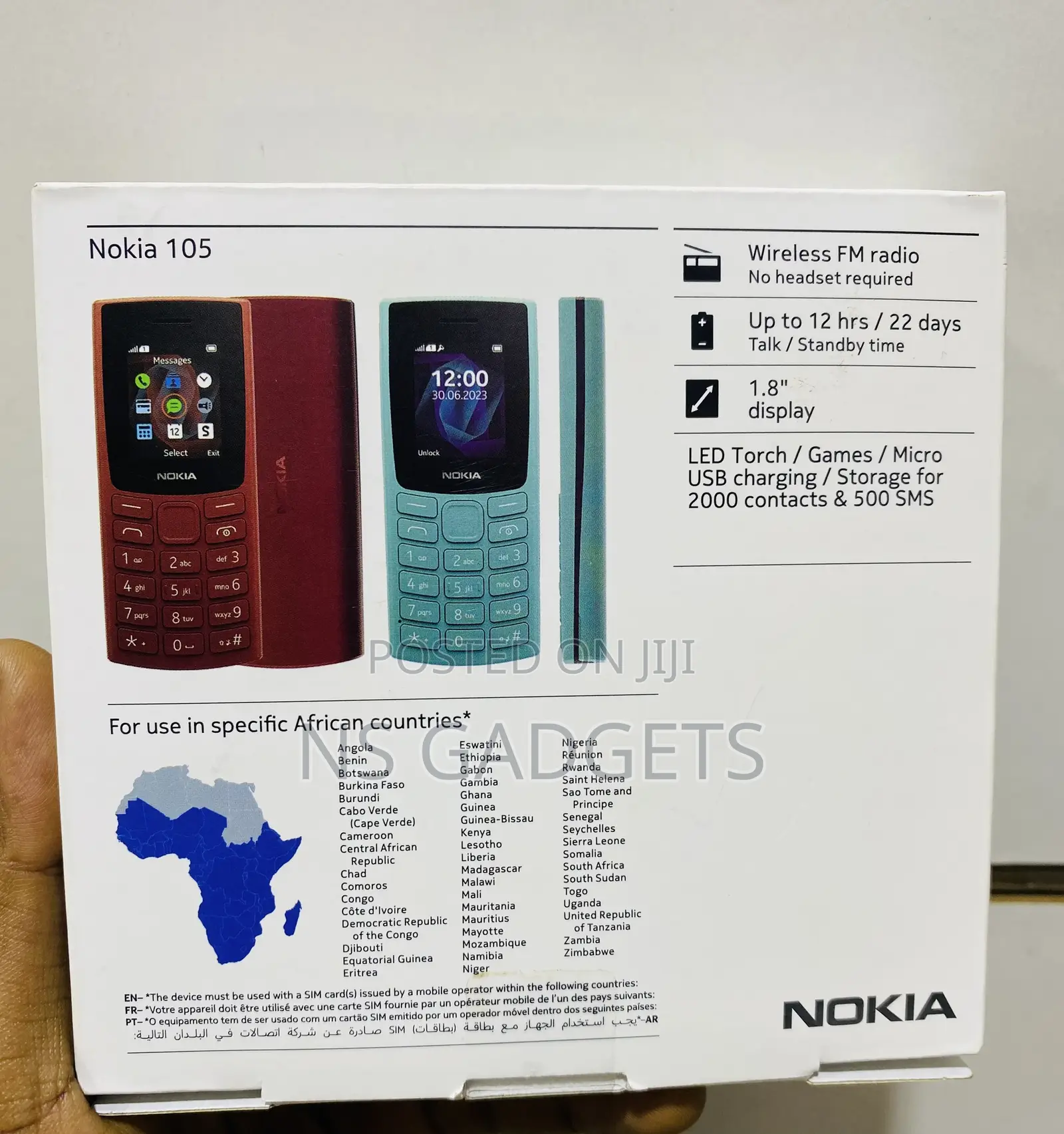 New Nokia 105 Black