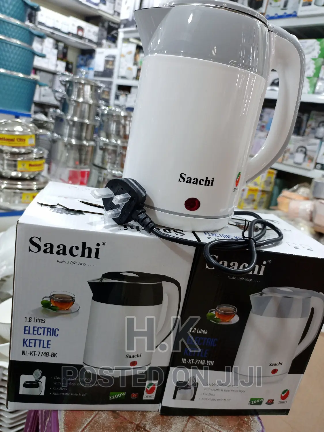 1.8L Saachi Cordless Kettle