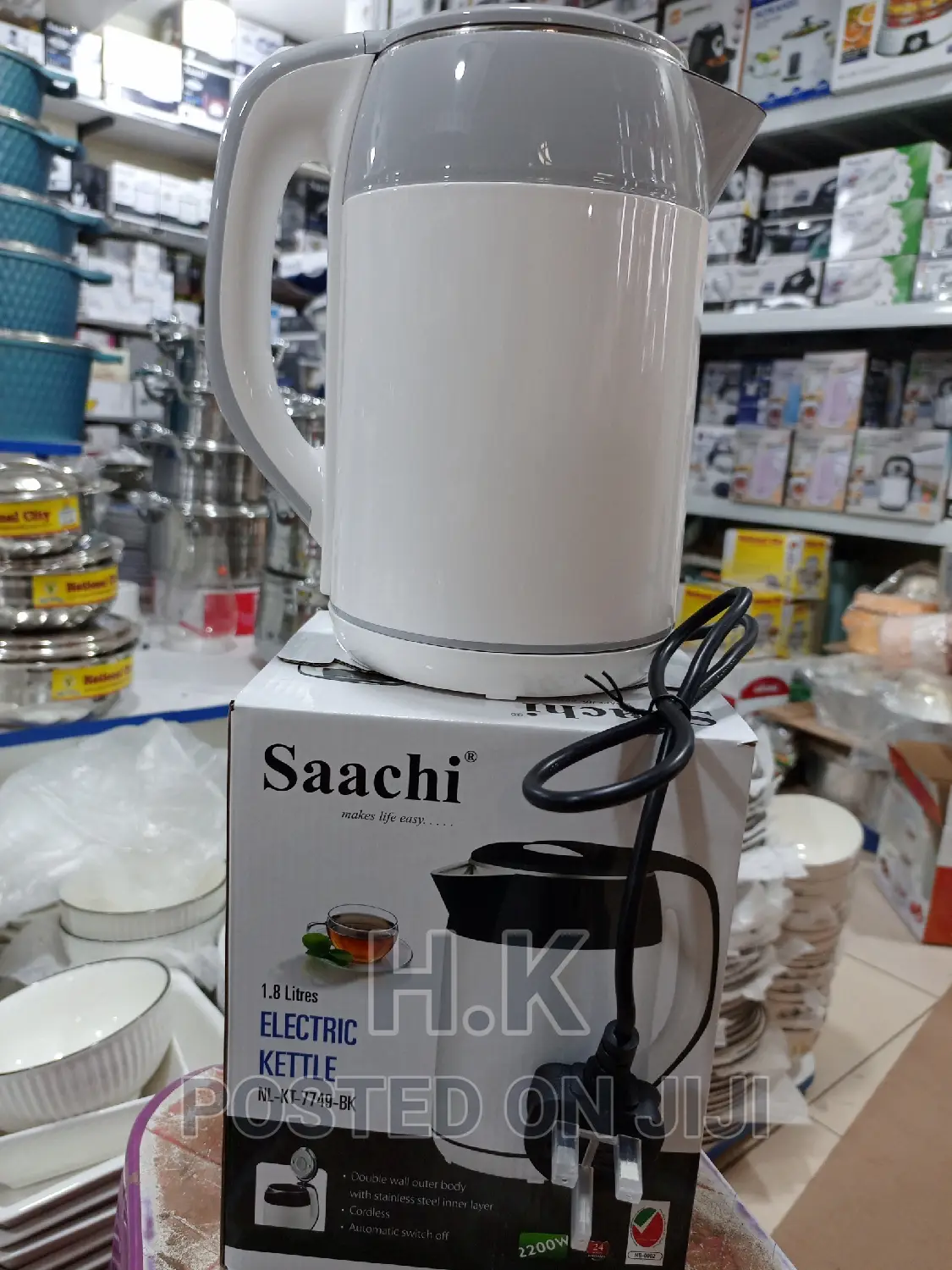 1.8L Saachi Cordless Kettle
