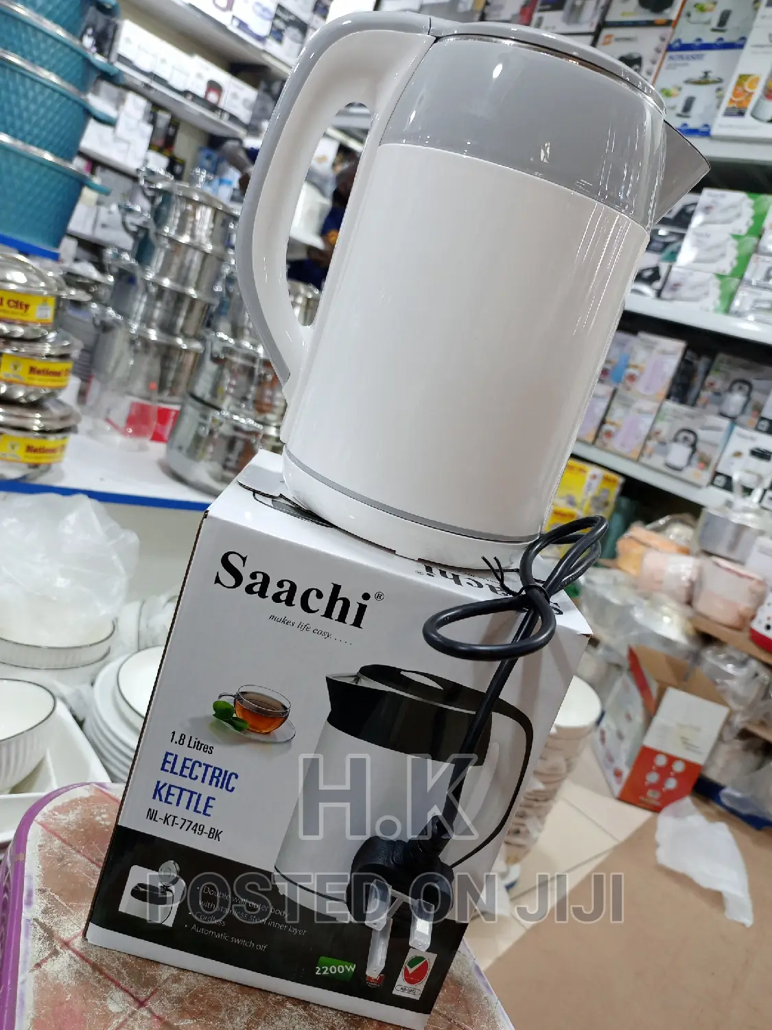 1.8L Saachi Cordless Kettle