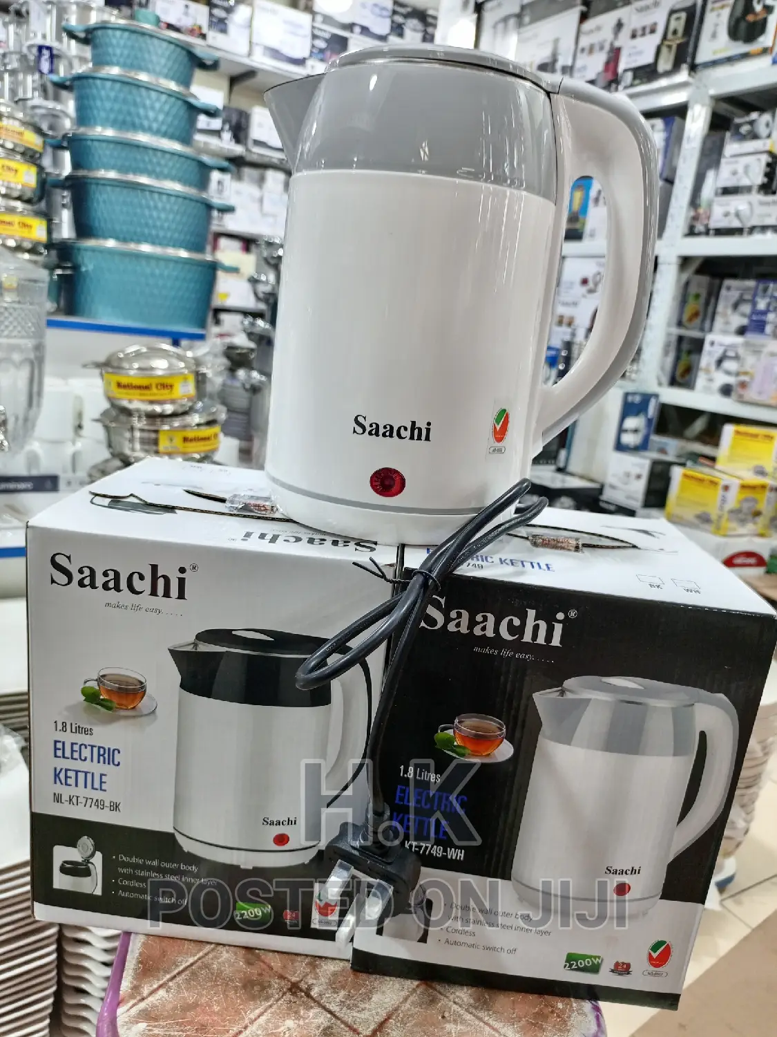 1.8L Saachi Cordless Kettle