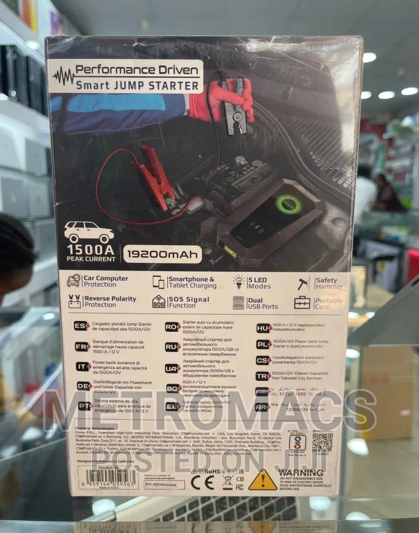 PROMATE High Capacity Car Jump Starter Power Bank