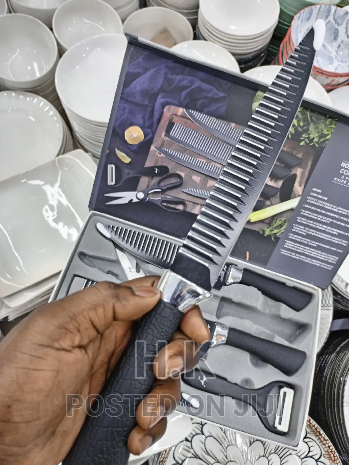 6pc Professional Kitchen Knife Set, ABS Handle