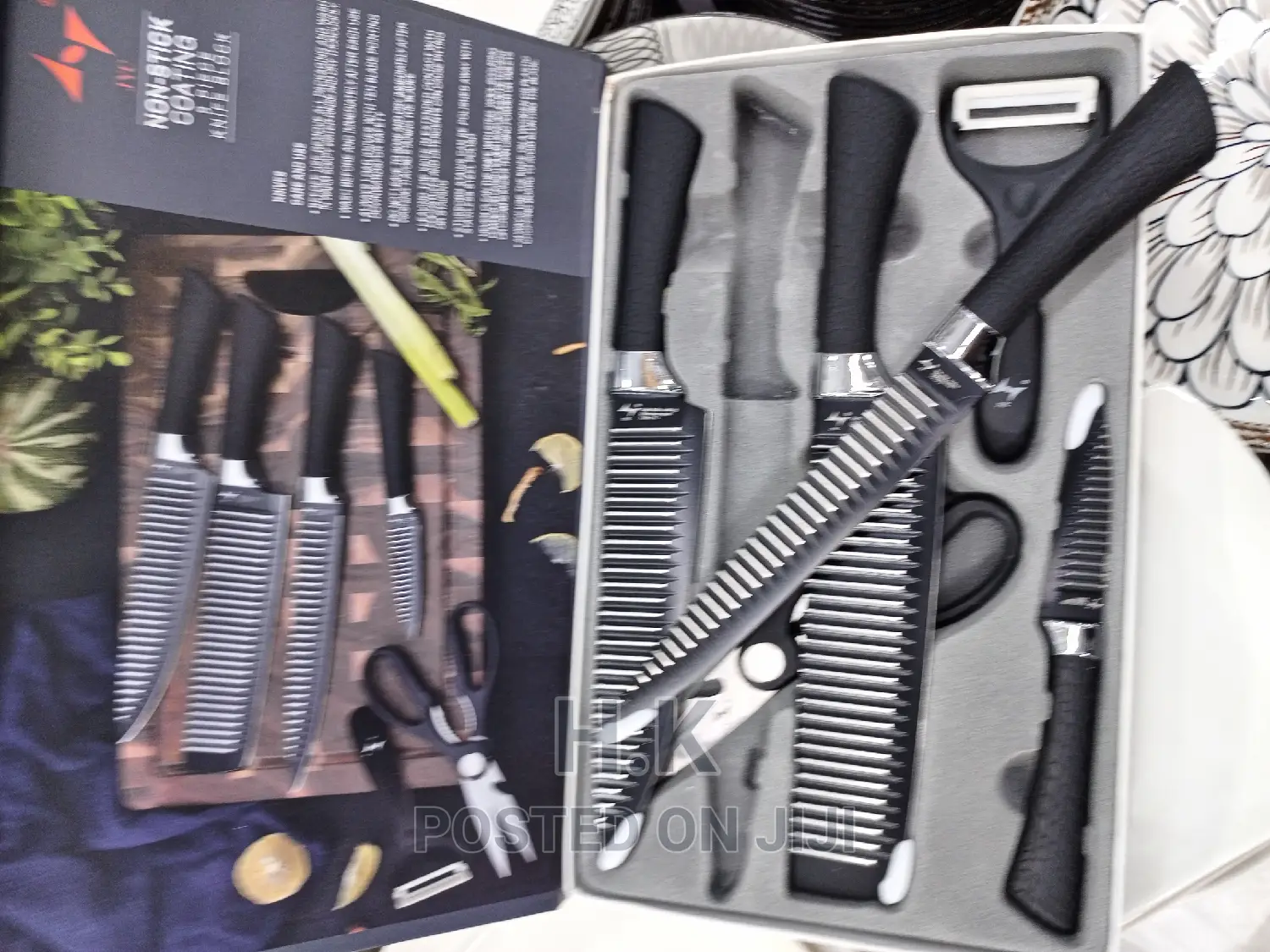 6pc Professional Kitchen Knife Set, ABS Handle