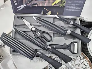 6pc Professional Kitchen Knife Set, ABS Handle