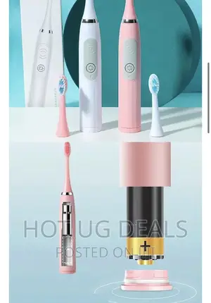 Adult Electric Toothbrush Battery Powered With 3 Brush Head