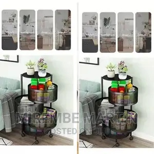 Rotating Kitchen Vegetable Storage Rack