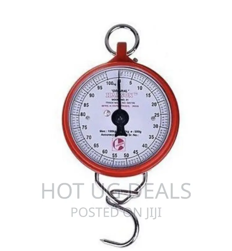 Hanson Heavy Duty Portable, Hook Type 100kg Weighing Scale