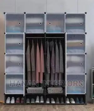 4 Colum Plastic Closset With Shoerack