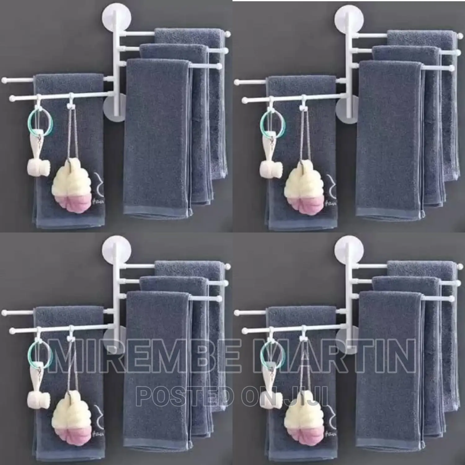 Mounted Towel Holder Rack