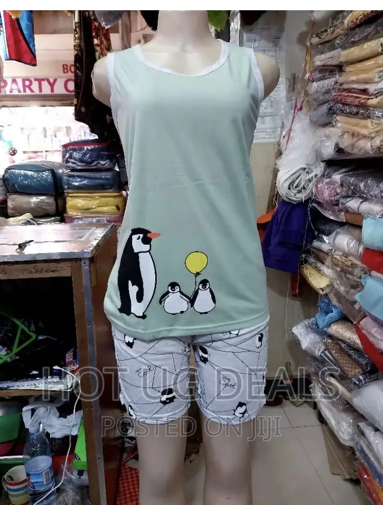 2pc Cotton Ladies Night Wear - Designs and Color Varies