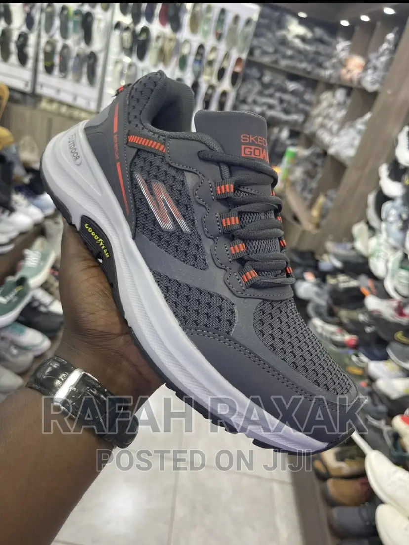 Original Men’S Grey Skechers Trial Running Sneakers