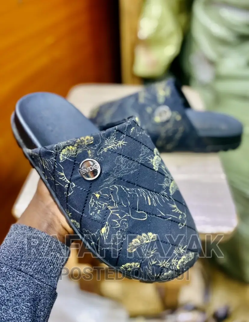 Original Black Bottega Venata Dapadan Clog Sandals