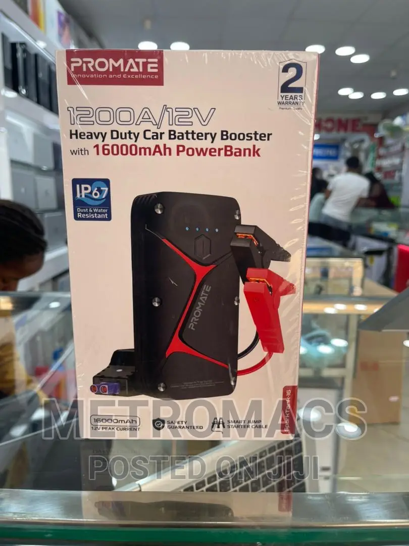 PROMATE Heavy Duty Car Battery Booster With Powerbank