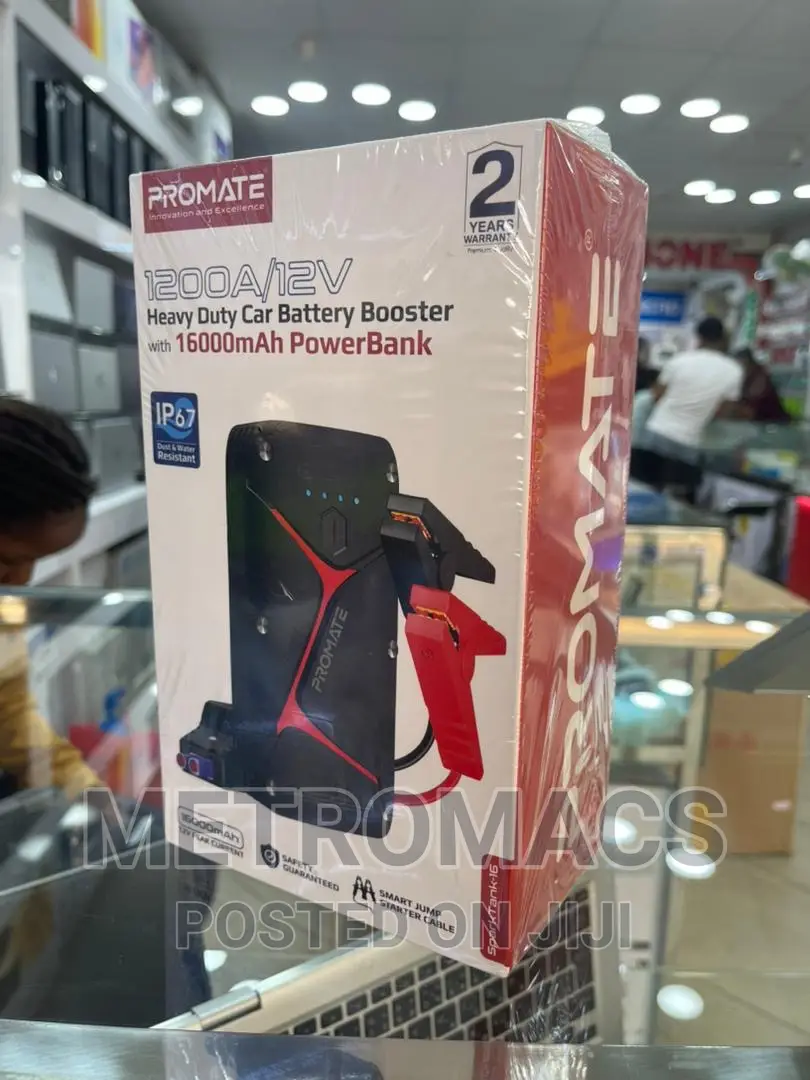 PROMATE Heavy Duty Car Battery Booster With Powerbank