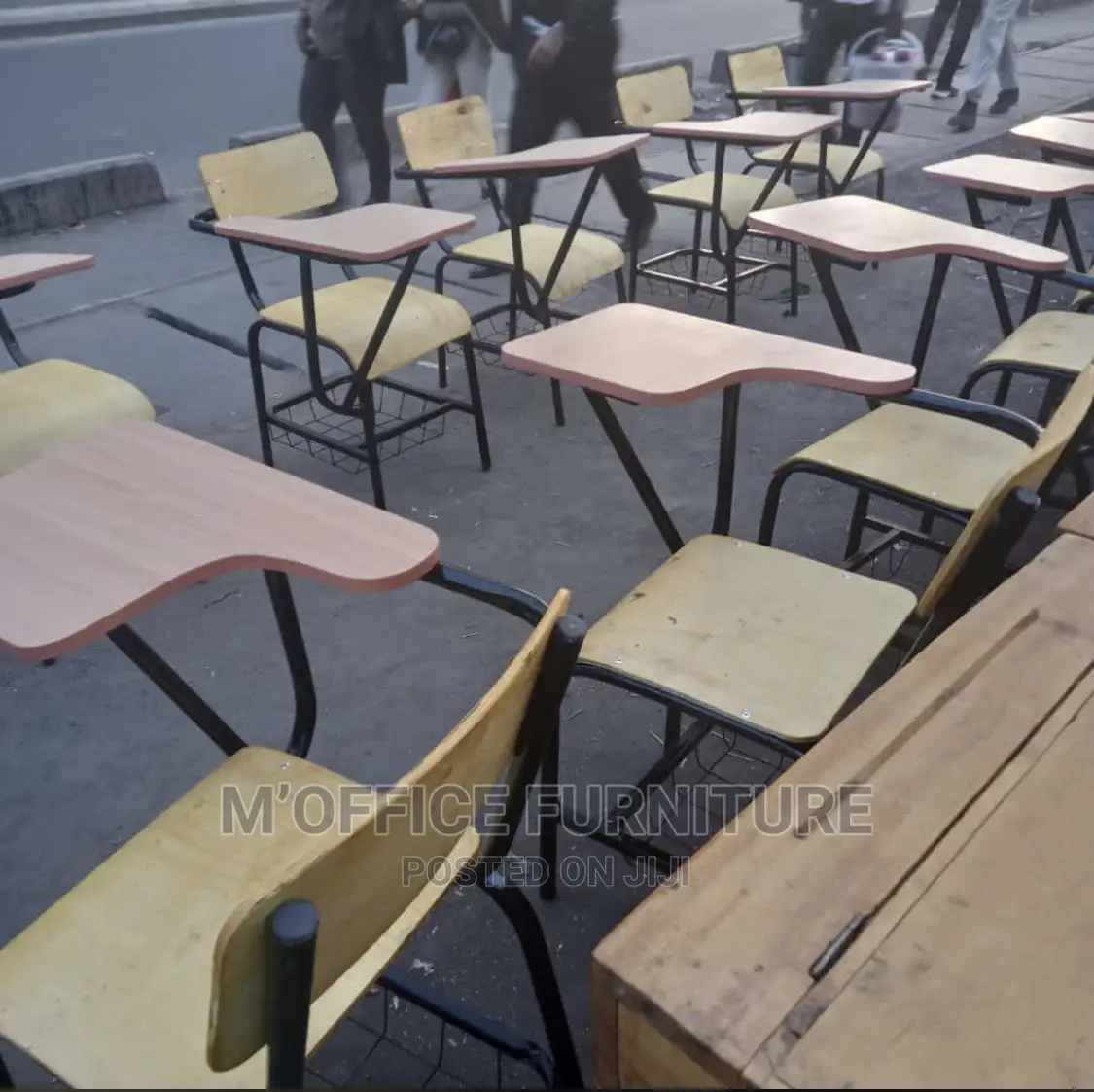 School Chairs With Writing Pads